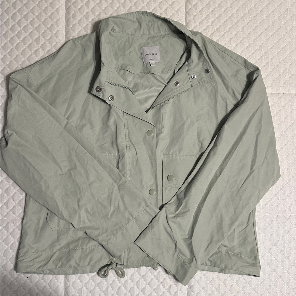 Love Tree Sage Green Jacket